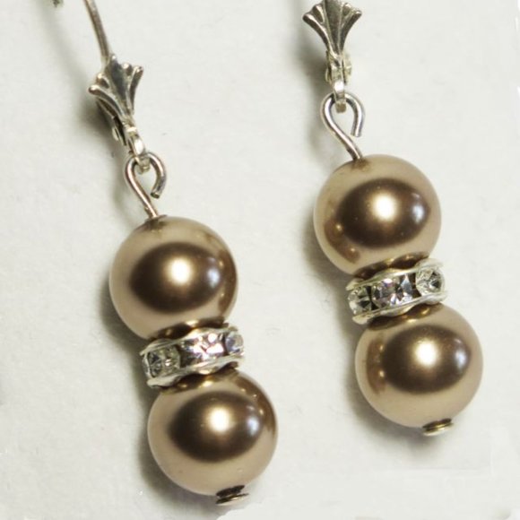 Austrian Crystal Element and Pearl Set 17" NWT - Picture 3 of 6